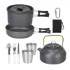 SEVOBAL Outdoor Grills, Griddles And Smokers Compact Camp Kitchen Set, Essential Outdoor Cookware For Family Backpackers, Black, 7.48"*7.48"*5.12" -Household Items GUEST 01794b56 3a1e 452b af24 f7a63fcd1aba