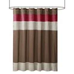 SEVOBAL Shower Curtain Faux Silk With Pintucked Detailing And Colorblock Design For Stylish Bathroom Decor, Red, 72"*72"*0.13" 8 SEVOBAL Shower Curtain Faux Silk With Pintucked Detailing And Colorblock Design For Stylish Bathroom Decor, Red, 72"*72"*0.13" -Household Items GUEST 07c22737 640c 4d22 bd39 aef1df82f19a