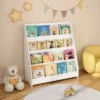 SEVOBAL Decorative Bookshelf 4-Tier Kids Bookshelf, Toddler Book Display Shelves, Helps Keep Bedrooms, Playrooms, White, 30"*31.49"*36.64" -Household Items GUEST 09541739 cd3a 4366 a1e6 597c8a4a72e3