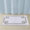 SEVOBAL Bathroom Rugs Bath Mat Rug Home Decor Carpet Shower Mat Home Decor For Bathtub Side Floor Shower Room Bathroom, White, 30"*20"*0.5"