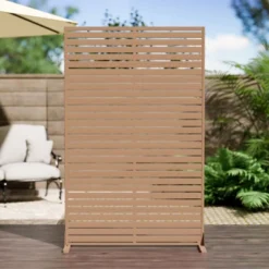 SEVOBAL Patio Decorative Screens 6 Piece Patio Privacy Paged Patio Decorative Screens Patio Screen Decorative For Yard, Brown, 45.47"*15.75"*72.05" -Household Items GUEST 0edec2b3 3828 4644 a2d0 7589274fde9d