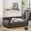 SEVOBAL Pet Beds Dark Gray Soft Comfortable Dog Sofa With Backrest Armrests Standard Size For Living Room Bedroom, Gray, 38.5"*22.5"*13.5" 1 SEVOBAL Pet Beds Dark Gray Soft Comfortable Dog Sofa With Backrest Armrests Standard Size For Living Room Bedroom, Gray, 38.5"*22.5"*13.5" -Household Items GUEST 131b6f82 fa2a 4b35 8aec 1507e9c35b90