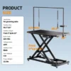 SEVOBAL Pet Grooming Tool Professional Electric Dog Grooming Table Leveling Wheels Anti Slip Tabletop Tool Organizer, Black, 49.60"*26.00"*9.00" -Household Items GUEST 145af050 02f2 418d 8940 04e0f8e4851b