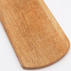 SEVOBAL Serving Platters Handmade Teak Wood Cheese And Bread Board With Asymmetrical Modern Design For Cakes, Appetizers, Brown, 6"*15"*0.7" -Household Items GUEST 17b55246 a90e 4624 9d02 3bdf024ba649