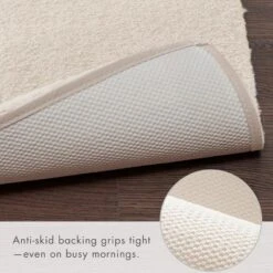 SEVOBAL Bathroom Rugs Bath Mat Rug Home Decor Carpet Shower Mat Non-Skid For Bathtub Side Floor Shower Room Bathroom, Beige, 72"*24"*0.75" -Household Items GUEST 192cbbcb 9a54 4b2c 86ed de9ffcba0652