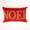 SEVOBAL Bed Pillows Uniquely Handcrafted Noel Themed Beaded Pillow Perfect For Elevating Holiday Home Decor, Cozy Gift For The Season, Red, 24"*16"*2" -Household Items GUEST 19d9e2a5 92d5 43d5 995a 92cf91059f64