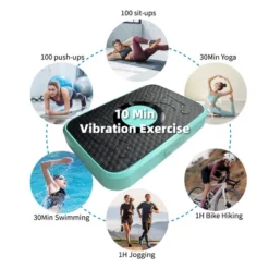 SEVOBAL Vibration Plate Fitness Platform Whole Body Lymphatic Drainage Fat Burning Shaking Workout Board Home Gym Exercise, Green, 20.5"*14.2"*4.5" -Household Items GUEST 1d7ea9dd 777d 4cb3 a19e bad1fbcdd07d