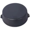 SEVOBAL Grill Cookware Outdoor Dutch Oven With Skillet Lid For Campfire Cooking And Group Meals Use Area, Black, 13"*13"*7.5" -Household Items GUEST 1f87d0ec 4b41 413f b63a a12b4fdd1822 1