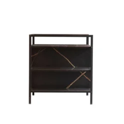 SEVOBAL Cat Litter Box Furniture With A Barn Door Hidden Litter Box With Open Storage Spaces,Black, (30.3"*21.2"*23.2") -Household Items GUEST 21dbef94 9e86 4d8b 8d84 38c4f641aae0