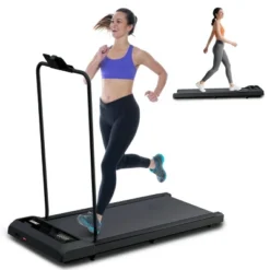 SEVOBAL Treadmill Folding Walking Pad With Handle Incline 2.5HP Walking Pad Portable Under Desk Space Saver For Office Home, Black, 48.62"*22.3"*38" -Household Items GUEST 24008092 ea3b 4556 8bf1 80d778bcb982