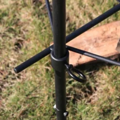 SEVOBAL Grill Cookware 360 Degree Rotating Campfire Grill, Fire Pit, Adjustable Height Outdoor For Camping, Backyard BBQs, Black, 22"*16.5"*27.5" -Household Items GUEST 305ed89b 5dab 4362 994b 8a954881b761