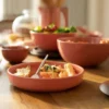SEVOBAL Serving Platters Rustic Ceramic Pasta Platters, Ideal For Serving Spaghetti Lasagna Macaroni Ziti At Stylish Dinners, Pink, 7.87"*7.87"*1.57" -Household Items GUEST 33a8d565 1bc5 48c1 b531 b20679701741