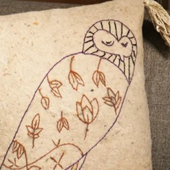 SEVOBAL Bed Pillows Bohemian Linen Printed Cushion With Decorative Fringes, Elegant Home Decor Accent For Bedroom, Beige, 18"*18"*2" -Household Items GUEST 34353b72 90d1 4444 be30 393e4546a8d3