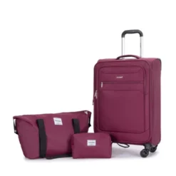 SEVOBAL Luggage 3 Piece Set With Spinner Wheels And Alloy Zipper For Comfortable Travel Experience, Red, 21.29"*13.66"*8.19" 11 SEVOBAL Luggage 3 Piece Set With Spinner Wheels And Alloy Zipper For Comfortable Travel Experience, Red, 21.29"*13.66"*8.19" -Household Items GUEST 3544dbb7 64f6 4d5a 9d03 35f946ec548d