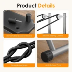 SEVOBAL Pilates Reformer Foldable Pilates Machine Equipment Home Use Gym Workout Advanced Beginners Users Up To 330lbs Capacity, Silver, -Household Items GUEST 364b803a 5d62 4a30 a9ed 15f3008126c8