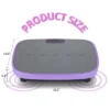 SEVOBAL Exercise Trainers Whole Body Vibration Trainer, Oscillating Exercise Board, Slimming Workout Station For All Adults, Purple, 22.1"*13.8"*6.1"