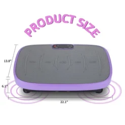 SEVOBAL Exercise Trainers Whole Body Vibration Trainer, Oscillating Exercise Board, Slimming Workout Station For All Adults, Purple, 22.1"*13.8"*6.1"