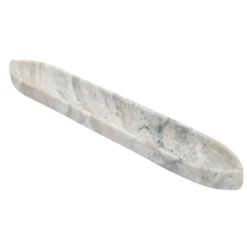 SEVOBAL Serving Platters Minimalist Marble Serving Platter, Elegant White Tray For Modern Entertaining, Family Party, Beige, 16"*2.5"*1.5" -Household Items GUEST 3b49ccd6 5e83 4c34 9092 63e0ea5bd791