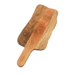 SEVOBAL Serving Platters Handmade Teak Wood Cheese And Bread Board With Asymmetrical Modern Design For Cakes, Appetizers, Brown, 9"*23.5"*0.7" -Household Items GUEST 40c2ec04 c62a 4b92 85f8 674c87c96477