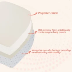 SEVOBAL 2Pack Seat Cushions With Premium Soft Cotton Filling, Non-Slip Bottom, Comfortable Durable Chair Pads For Living Room, Gray, 17"*16.5"*2.2" -Household Items GUEST 42bec82a 4751 49e2 8878 1447ff08646e