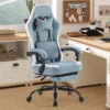 SEVOBAL Office Chair Desk Chair Computer Chair Office Chairs With Lumbar Support Swivel Rolling Easy Assembly Home Gift, Blue, 25.2"*25.4"*48.4" -Household Items GUEST 440de73a 18be 4e30 ab3c dadc6889cf84
