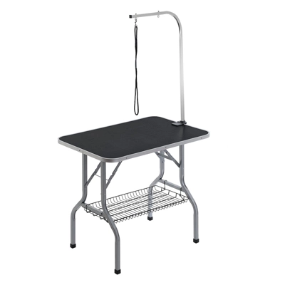 SEVOBAL Pet Grooming Tool 330lbs Capacity Stainless Steel Pet Grooming Table Clamp Adjustable And Storage Shelf, Black, 36.00"*24.00"*31.50" 7 SEVOBAL Pet Grooming Tool 330lbs Capacity Stainless Steel Pet Grooming Table Clamp Adjustable And Storage Shelf, Black, 36.00"*24.00"*31.50" - Image 5