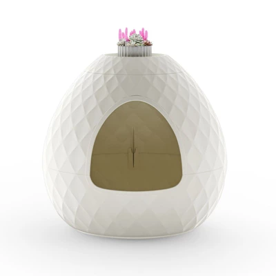 SEVOBAL Pet Training Pads And Potties Functional Cat Litter Box Matching Home Decor, Blending Living Space Aesthetics, White, 19.69"*19.69"*18.43" 8 SEVOBAL Pet Training Pads And Potties Functional Cat Litter Box Matching Home Decor, Blending Living Space Aesthetics, White, 19.69"*19.69"*18.43" - Image 6