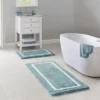 SEVOBAL Bathroom Rugs Bath Mat Rug Home Decor Carpet Shower Mat Home Decor Double Pattern For Shower Room Bathroom Home, Green, 34"*21"*1.25" -Household Items GUEST 463a485a e4ee 4e8b b5b8 e478c6423224