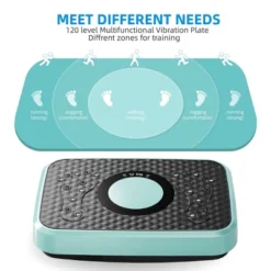 SEVOBAL Vibration Plate Fitness Platform Whole Body Lymphatic Drainage Fat Burning Shaking Workout Board Home Gym Exercise, Green, 20.5"*14.2"*4.5" -Household Items GUEST 46809994 c4b2 4e6b b7a3 9f9181ac8948