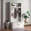 SEVOBAL Armoire Wardrobe Closet Wood Closet Wardrobe Armoire Cabinet Organizer Freestanding Clothes Storage Cabinet Bedroom, White, 60"*33"*78" -Household Items GUEST 4ccb3d36 dcb7 47a6 983c b521d490d851