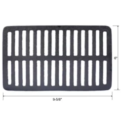 SEVOBAL Outdoor Grills, Griddles And Smokers Oval Cast Iron Hibachi Grill, Portable Charcoal Grill For Outdoor Cooking, Black, 17"*12"*9.9" -Household Items GUEST 501ac1b1 8ed5 4ac2 8f7a 12f965e6462d