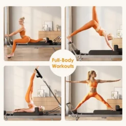 SEVOBAL Pilates Reformer Foldable Pilates Machine Equipment Home Use Gym Workout Advanced Beginners Users Up To 330lbs Capacity, Silver, -Household Items GUEST 5197a34e a2a6 4bf2 acfd 778cb20c7e42