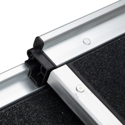 Sevobal Pet Toy Foldable Aluminum Dog Car Step Ramp, Dog Ramp Climbing Ladder With PVC Handle Pet Ramp Ladder, Black, 63.54"*16.73"*2.2" 6 Sevobal Pet Toy Foldable Aluminum Dog Car Step Ramp, Dog Ramp Climbing Ladder With PVC Handle Pet Ramp Ladder, Black, 63.54"*16.73"*2.2" - Image 4