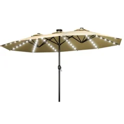 SEVOBAL Patio Umbrellas Outdoor Market Extra Large, Crank Handle For Deck, Lawn, Backyard, Sun Shade -Household Items GUEST 5f5276b3 930a 441b 84b4 575cb0484461