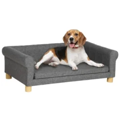SEVOBAL Dog Couch Bed,Pet Sofa With Removable Seat Cushion,for Medium To Large Dogs Or Cats,Gray(42.25"*26.5"*13.75")