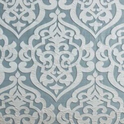 SEVOBAL Shower Curtain Luxury Jacquard Textured Damask Design For Bathroom Decor, Aqua Silver, 72"*72"*0.13" -Household Items GUEST 5ffbcc11 f4f0 4120 b0bd e875589695d3