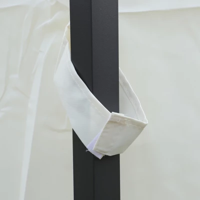 Sevobal Patio Umbrellas Outdoor Gazebo Canopy Tent With Ventilated Double Roof, Mosquito Net, Suitable For Backyard Garden, Beige, 120"*156"*108" 5 Sevobal Patio Umbrellas Outdoor Gazebo Canopy Tent With Ventilated Double Roof, Mosquito Net, Suitable For Backyard Garden, Beige, 120"*156"*108" - Image 3