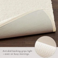 SEVOBAL Bathroom Rugs Bath Mat Rug Home Decor Carpet Shower Mat Non-Skid For Bathtub Side Floor Shower Room Bathroom, Off-White, 72"*24"*0.75" -Household Items GUEST 6dfd6767 d7ad 4769 957c 6e85473c5223