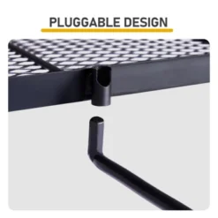 SEVOBAL Grill Cookware Campfire Skillet Combo, Heavy-Duty Adjustable Cooking System, All-in-One For Open Camping, Patio BBQs, Black, 31.1"*15.4"*31.9" -Household Items GUEST 6e48b7f5 d2e3 46bb a4bd 9d30d4f8ec30