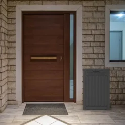 SEVOBAL Deck Boxes 48 Gallon Express Package Delivery Box, Large Outdoor Parcel Storage Lockable, Outdoor Package Storage, Black, 21.65"*20.28"*30.51" -Household Items GUEST 71d410ee c9d8 4966 afb9 361c6dd47937