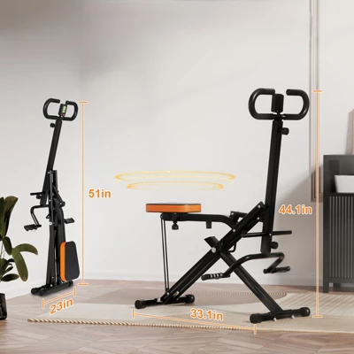 Sevobal Home Gyms Multifunctional Squat Rider Machine, Ideal For Home Use And Individuals, Facilitating Full Body Fitness, Black, 33.1"*23"*51" 4 Sevobal Home Gyms Multifunctional Squat Rider Machine, Ideal For Home Use And Individuals, Facilitating Full Body Fitness, Black, 33.1"*23"*51" - Image 2