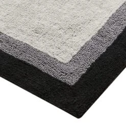 SEVOBAL Bathroom Rugs Bath Mat Rug Home Decor Carpet Shower Mat Non-Skid For Bathtub Side Floor Shower Room Bathroom, Black, 27"*45"*0.5" -Household Items GUEST 7672e4de eb23 485d 9731 6144f98d9bc5