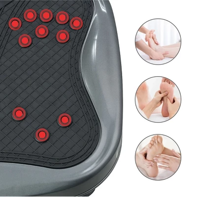 SEVOBAL Exercise Trainers Vibration Plate Fitness Platform Shaking Workout Board Lymphatic Drainage Weight Loss For Home Gym, Gray, 22.1"*13.8"*6.1" 5 SEVOBAL Exercise Trainers Vibration Plate Fitness Platform Shaking Workout Board Lymphatic Drainage Weight Loss For Home Gym, Gray, 22.1"*13.8"*6.1" - Image 3