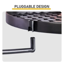 SEVOBAL Grill Cookware Adjustable Height 360 Degree Swivel, Heavy-Duty Steel With Carry Bag For Camping, Outdoor Cooking, Black, 29.3"*23"*48" -Household Items GUEST 7d42195f 0adf 4aff 82a6 0cc66afa1ce4