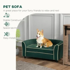 SEVOBAL Dog Couch Pet Bed Dog Sofa With Soft Cushion, Removable Cover For Small And Medium Pets(31.1"*22"*13.8") -Household Items GUEST 7dc4424a 1ba8 49bc 8435 a647a267169a