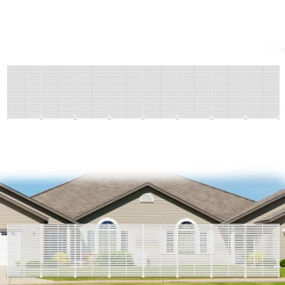 SEVOBAL 8pc Patio Screen Patio Privacy Porch Screen Patio Screens Paged Patio Decorative Screens Patio Screen Decor Outdoor, White, 363.76"*15.75"*72" 8 SEVOBAL 8pc Patio Screen Patio Privacy Porch Screen Patio Screens Paged Patio Decorative Screens Patio Screen Decor Outdoor, White, 363.76"*15.75"*72" - Image 6