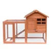 SEVOBAL Easily ,assembled Wooden Rabbit House Chicken Coop Kennels,Brown (48.03"*24.8"*36.22") -Household Items GUEST 8329f29f 8fe5 420f a57e f8c87a46ff8c