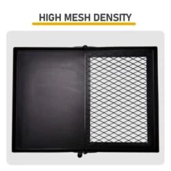 SEVOBAL Grill Cookware Folding Swivel 2-in-1 Portable Cooking Grate, Pan, Adjustable For Camping, BBQs, Fire Pit Cooking, Black, 25.2"*25.2"*32.3" -Household Items GUEST 83535a27 8261 4635 9af8 372b98925694