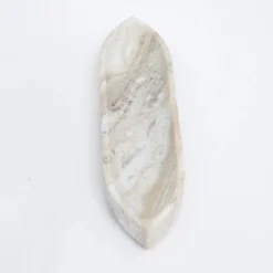 SEVOBAL Serving Platters Minimalist Marble Serving Platter, Elegant White Tray For Modern Entertaining, Family Party, Beige, 10"*2.5"*1.5" -Household Items GUEST 86c59a46 e727 43b3 bfba bf008d7dfed4