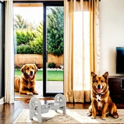 SEVOBAL Pet Water Bottle Adjustable Pet Bowl,Gray(19"*7"*9.5") -Household Items GUEST 8721a491 2f63 4d9b 8773 4361a47fca0b